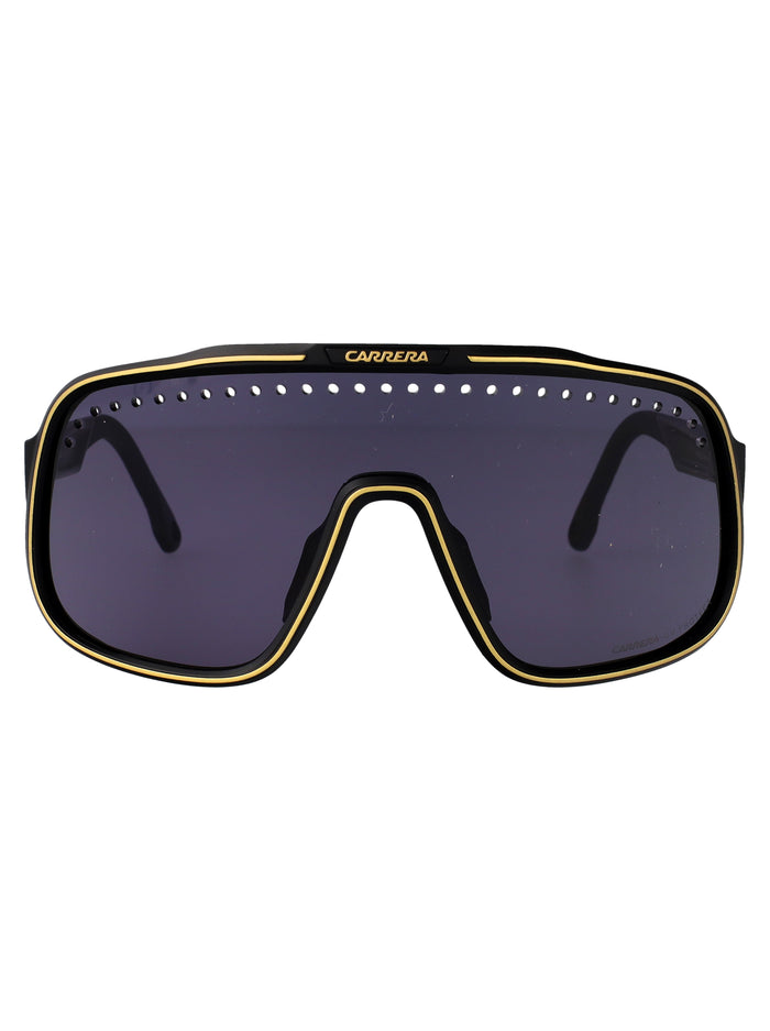 Carrera Matte Black Gold Injectate Sunglasses
