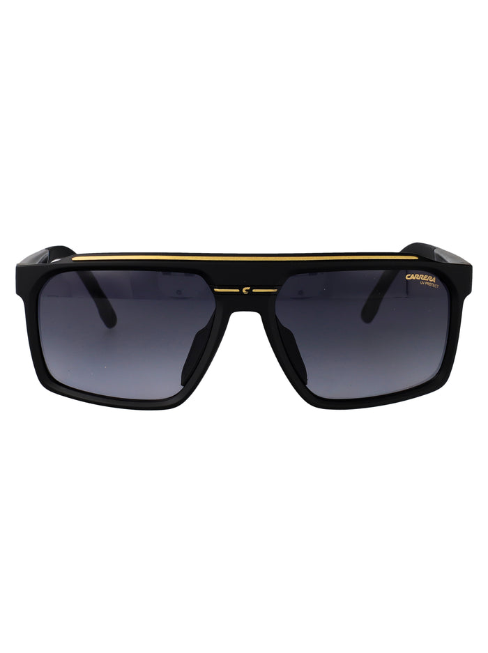 Carrera Matte Black Gold Injectate Sunglasses