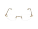 Cartier Eyeglasses Ct0609o 003 Gold Ivory Transparen 55/18/145