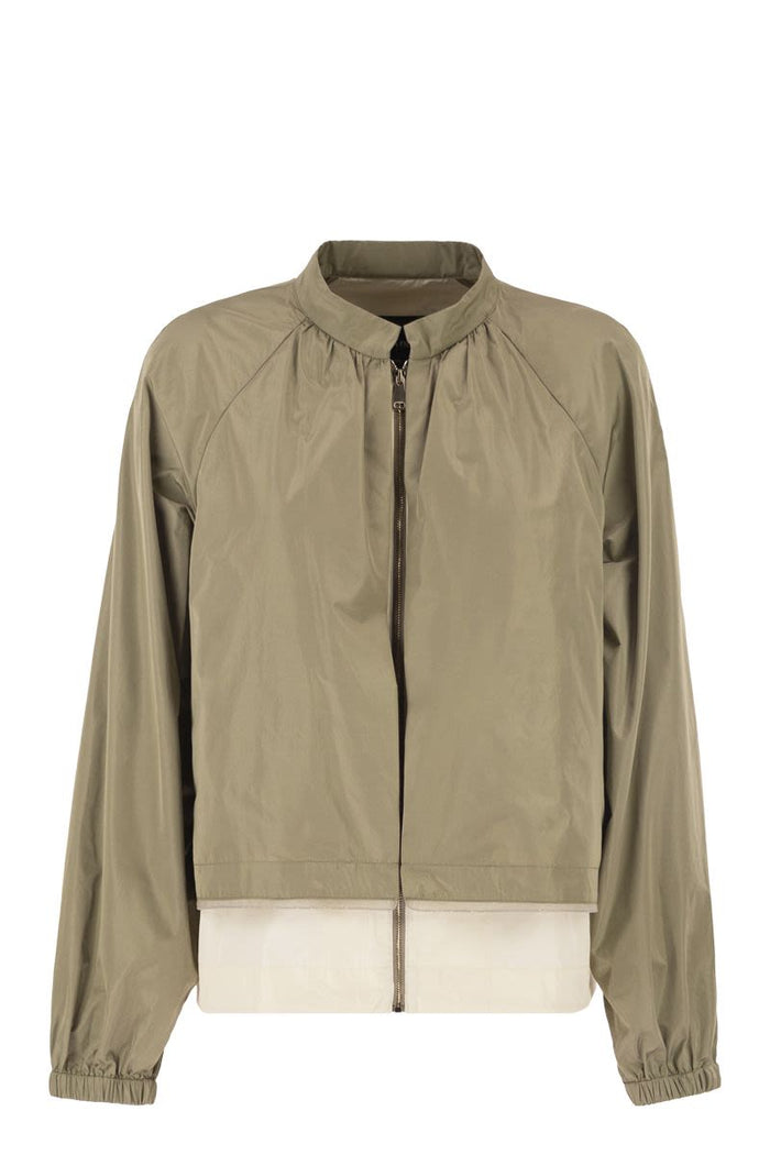 Fabiana Filippi Lightweight Jacket With Contrasting Panels