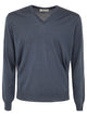 Filippo De Laurentiis Royal Merino Long Sleeves V Neck Sweater