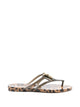 Dolce & Gabbana Animalier Tu Sandals