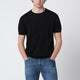 Drumohr Black Cotton Crewneck Sweater