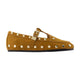 Ganni Mary Jenny Studs Ballet Flats