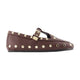 Ganni Mary Jenny Studs Ballerinas
