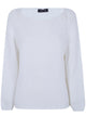 Anneclaire Long Sleeves Boat Neck Sweater