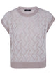 Anneclaire Short Sleeves Round Neck Sweater