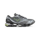 Mizuno Iron Gate Grey Leather Wave Prophecy Ls Sneakers