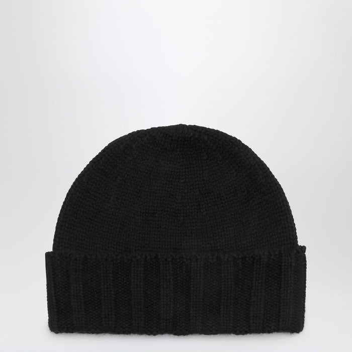 Drumohr Black Cashmere Beret