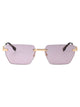 Dsquared2 Gold Pink Metal Sunglasses