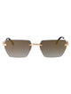 Dsquared2 Gold Black_ Metal Sunglasses