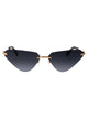 Dsquared2 Gold Black Metal Sunglasses