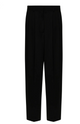 Parosh Black Tailored Wide-Leg Trousers
