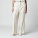 Parosh Sandcolored Linenblend Trousers