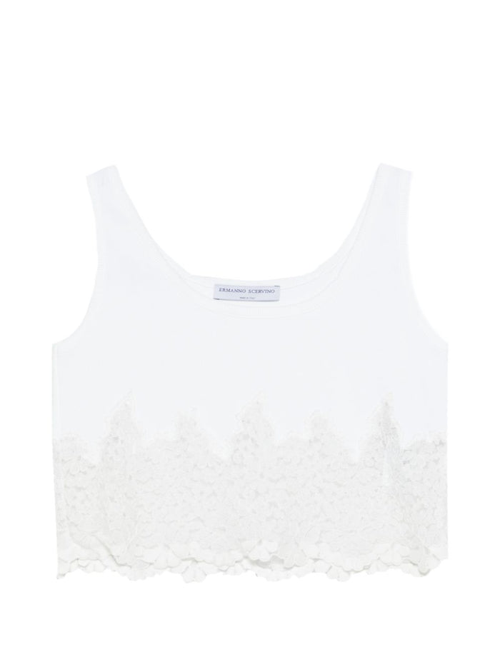 Ermanno Scervino Knitted Tank Top