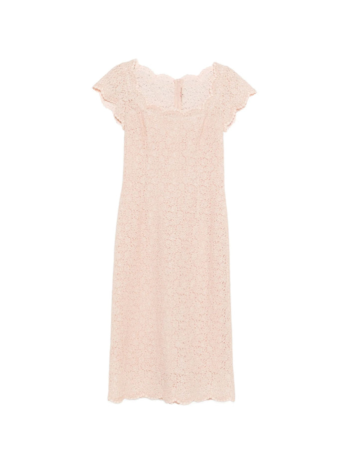 Ermanno Scervino Cotton Polyester Viscose Dress