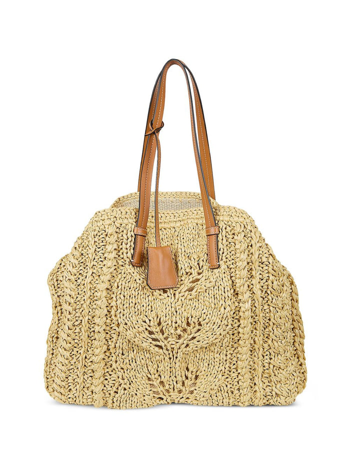 Ermanno Scervino Rafia Tote Bag