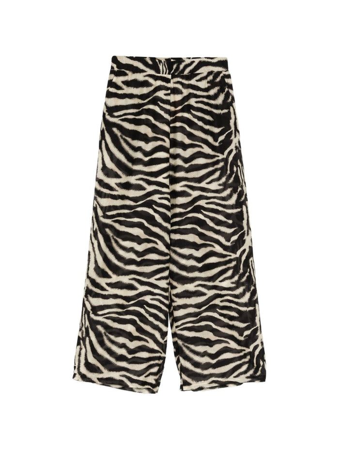 Ermanno Scervino Printed Cotton Trousers