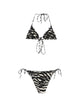 Ermanno Scervino Printed Triangle Bikini Set