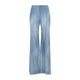 Ermanno Scervino Blue Polyester Pants