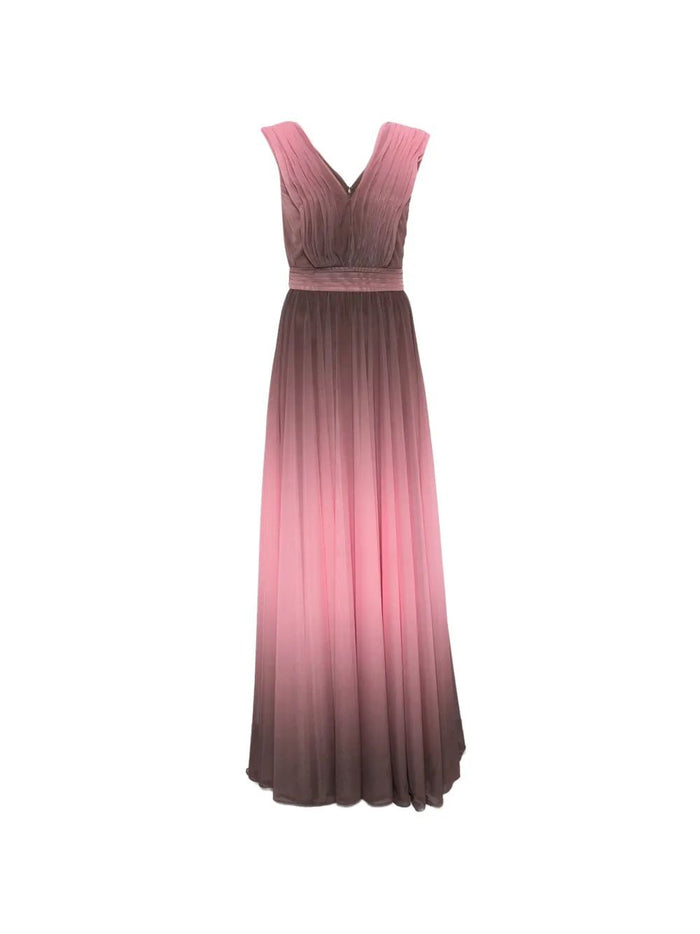 Ermanno Moro Noce Polyester Maxi Dress