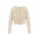 Ermanno Scervino Yellow Cream Cardigan