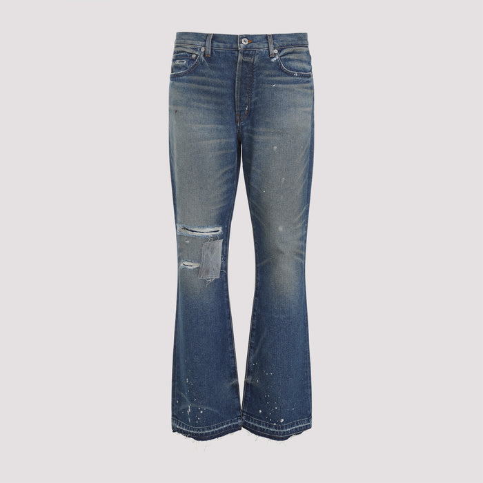 Gallery Dept. Indigo Blue Cotton Dagger Bootcut Jeans