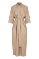 Parosh Belted Cotton Dress