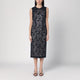 Parosh Blue Lace Midi Dress