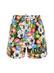 Dsquared2 Flowers Print Logo Swim Shorts