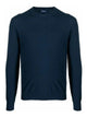 Drumohr Long Sleeve Crew-Neck Logo Sweater
