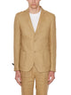 Daniele Alessandrini Single-Breasted Linen Jacket