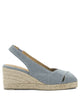 Castañer Diana Lightblue Cotton Espadrilles