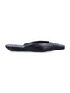 Loulou Loulou Diane Black Leather Mules