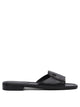 Jimmy Choo Black Rubber Sandals
