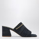 Maria Luca Messalina Blue Denim Sandals