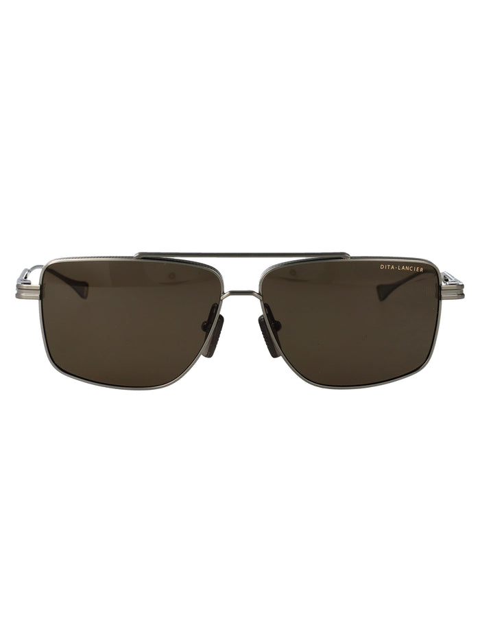 Dita Eyewear Brushed Antique Metal Sunglasses