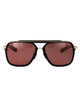 Dita Eyewear Black/White Gold Metal/Acetate Sunglasses