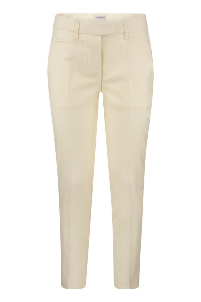 Dondup Perfect - Wool Slim-Fit Trousers
