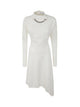 Jw Anderson Neck Chain Long Sleeve Dress