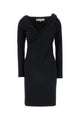 Jw Anderson Black Stretch Polyester Blend Dress