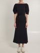 Lemaire Cotton And Linen Midi Dress
