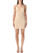 Jean Paul Gaultier Mini Dress With Logo Patch