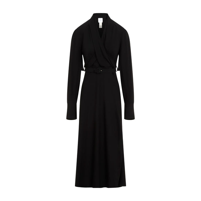 Patou Draped Maxi Day Dress