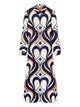 La Double J Geometric Pattern Dress