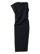 Jacquemus Black Sleeveless Drap Maxi Dress