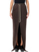 Rick Owens Rick Owens Drkshdw Black Slit Skirt
