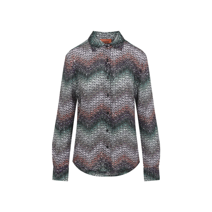 Missoni Multicolor Caperdoni Viscose Shirt