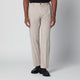 Santaniello Beige Trousers In Cotton Blend