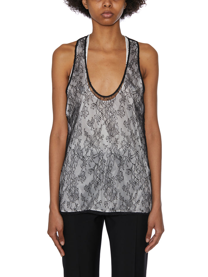 Christian Boaro Lace Tank Top